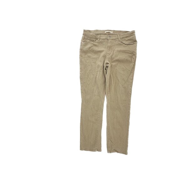 Levi's Classic Straight Women's size 12 Beige Denim Jeans - Picture 1 of 5